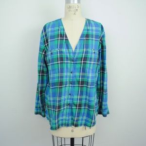 ❤️3/$29 Treasure & Bond Boyfriend Plaid Shirt